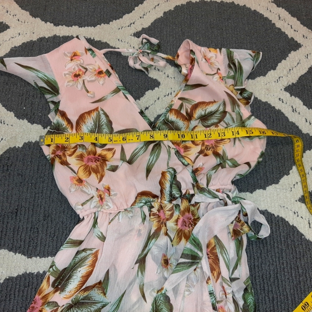 Band of Gypsies Pink Floral Dress